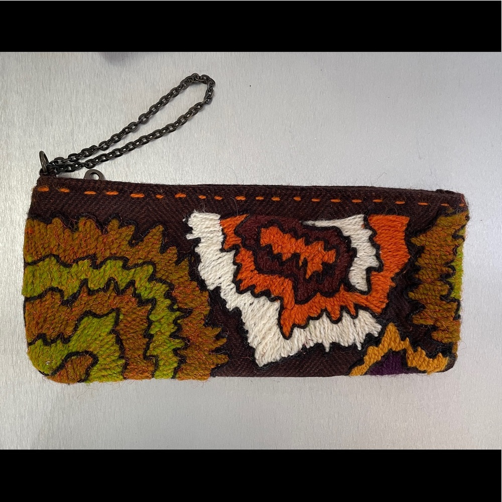 Christian Livingston Vintage Embroidered Clutch